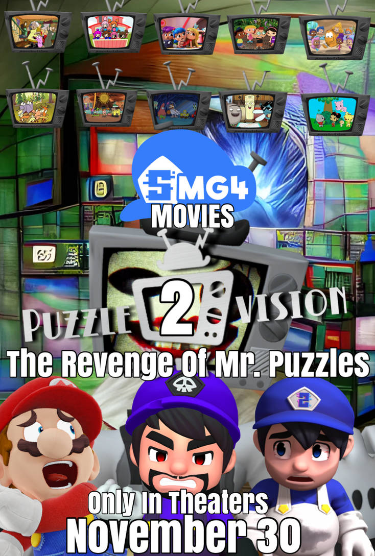 Puzzlevision Intro SMG4 Movies: PUZZLEVISION 2 Poster by SamsonClogmeyer on DeviantArt