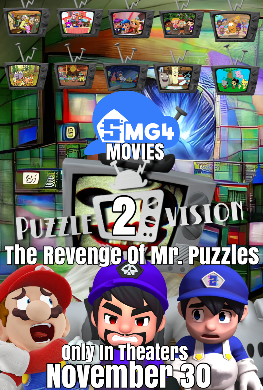Puzzlevision Intro SMG4 Movies: PUZZLEVISION 2 Poster by SamsonClogmeyer on DeviantArt