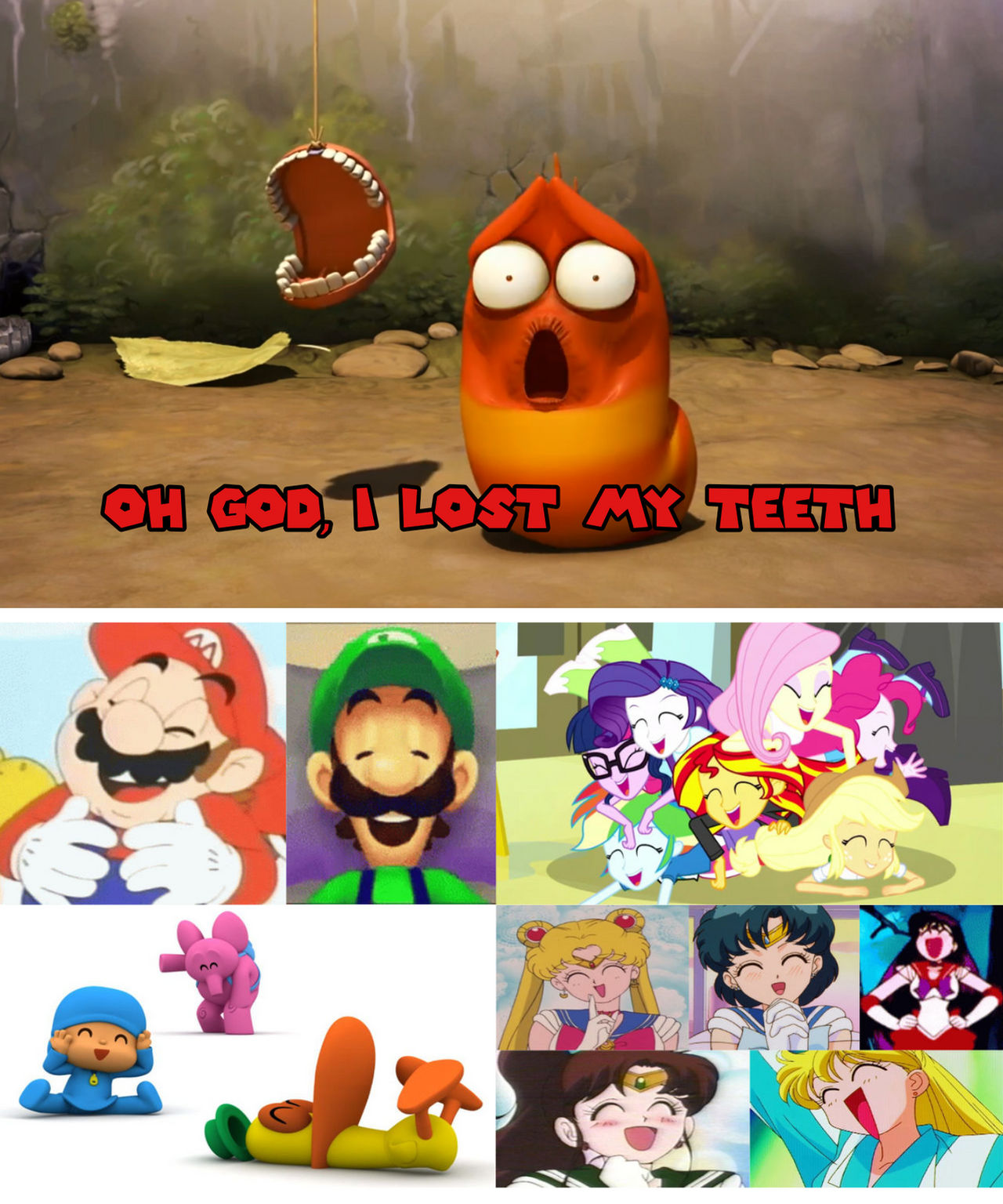 Mario Tooth Mario And Friends Laughing At Red Lost His Teeth by SamsonClogmeyer on ...