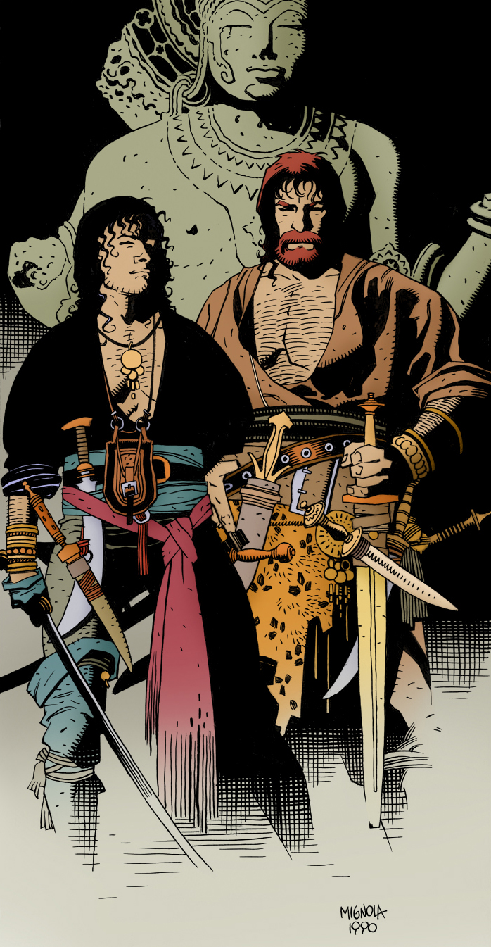 Fafhrd and The Gray Mouser by Mike Mignola V1 by MrZkinandBonez on DeviantArt