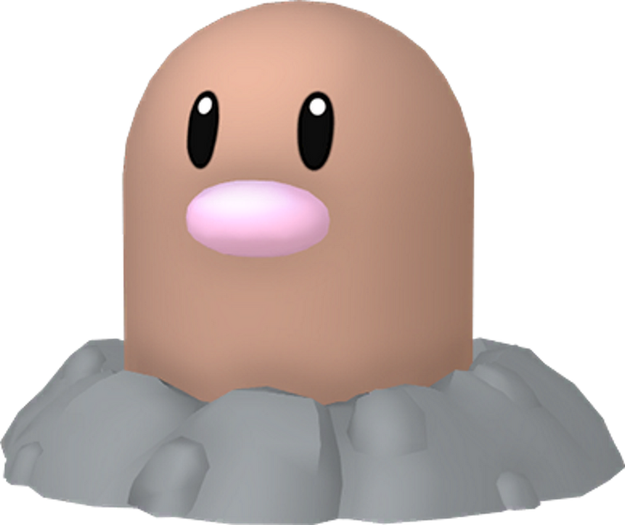 #0050 - Diglett by BriannaBellerose on DeviantArt