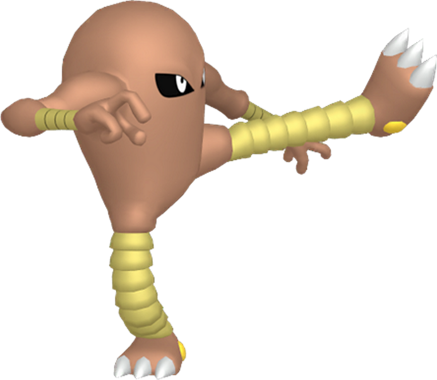 #0106 - Hitmonlee by BriannaBellerose on DeviantArt