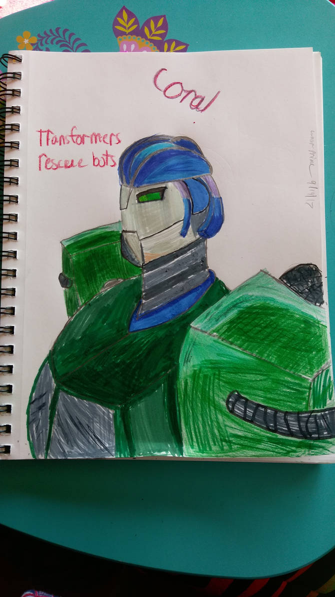 Transformers Rescue bots OC Coral by LunarandSmokyPrime on DeviantArt