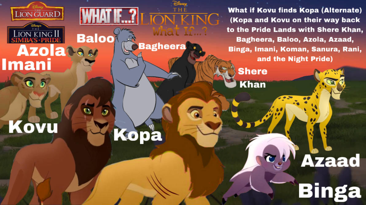 What if Kovu finds Kopa (Alternate) by MasterofLaughter on DeviantArt