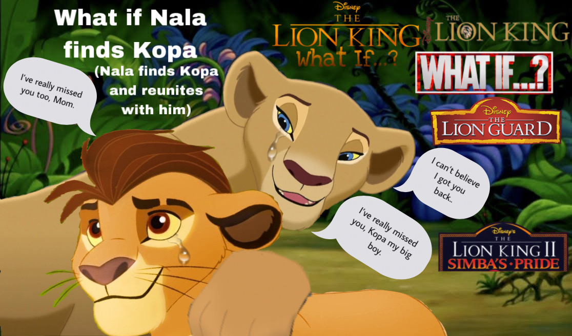 Kopa Scared What if Nala finds Kopa by MasterofLaughter on DeviantArt
