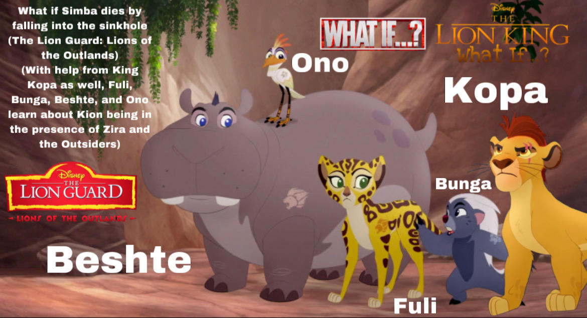 What if Simba dies by falling into the sinkhole by MasterofLaughter on ...