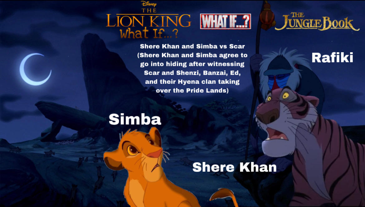 Shere Khan and Simba vs Scar by MasterofLaughter on DeviantArt