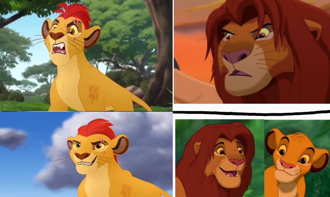 Kion prefers Regular Simba over Evil Simba by MasterofLaughter on ...