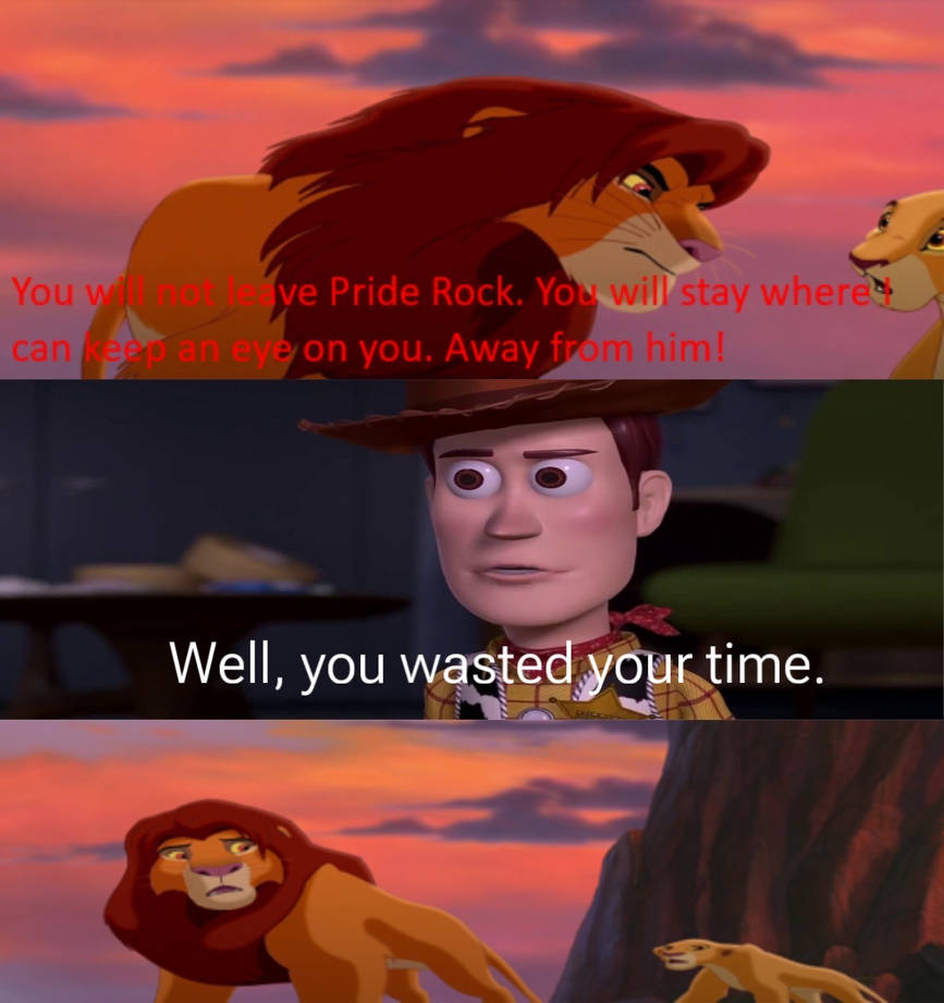 Woody calls Simba forbidding Kiara a waste of time by MasterofLaughter ...