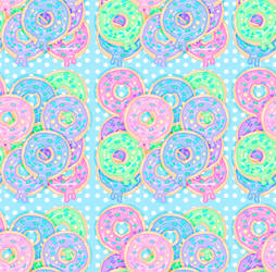 Sugar Glazed Sweets Background