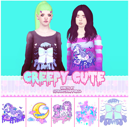 Creepy Cute Sims Sweaters