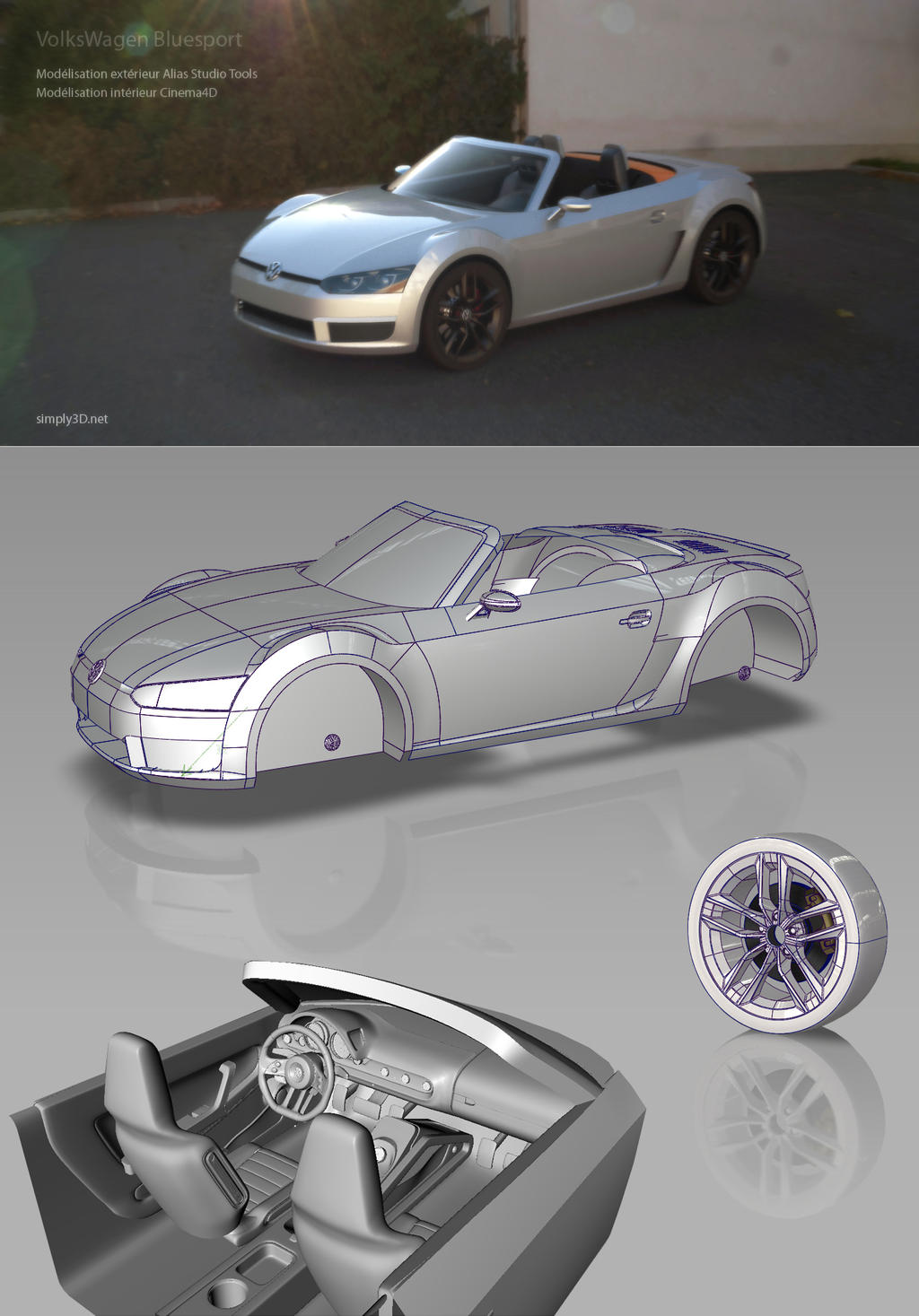 VW Bluesport -C4D-