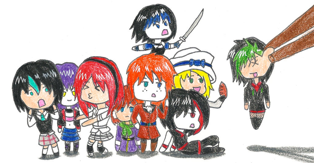 OC Chibis and Sushi