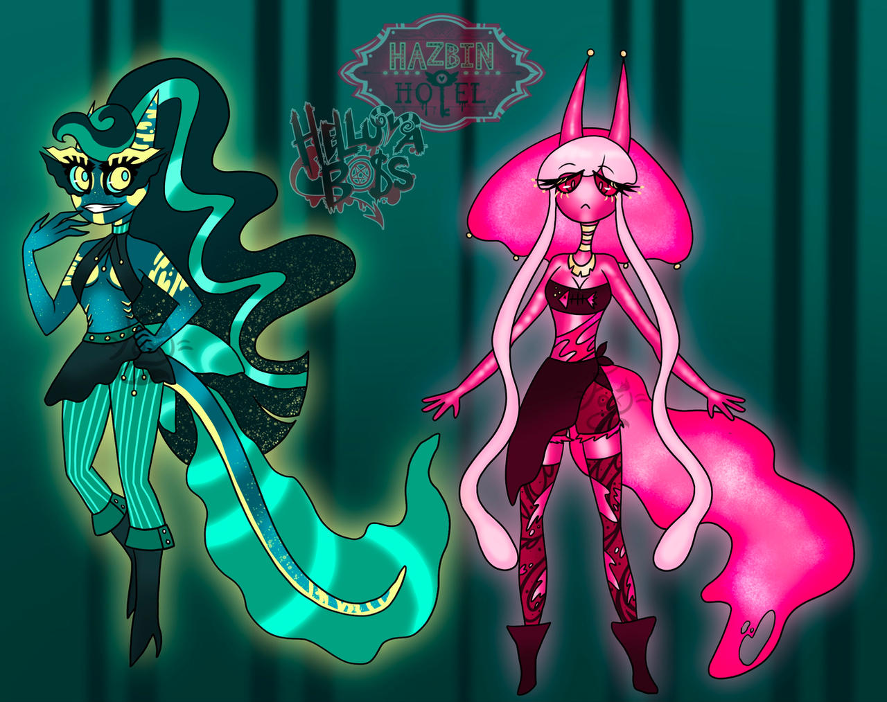 Fish Demon Character Helluva Boss Fish Demon Adopts by Foxidopts on DeviantArt