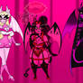 Helluva Boss Valentine Succubi Adopts 3/4 OPEN
