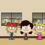 Lana Loud, Lola Loud, and Adelaide Chang