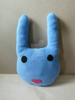 Blue Bunny Pillow