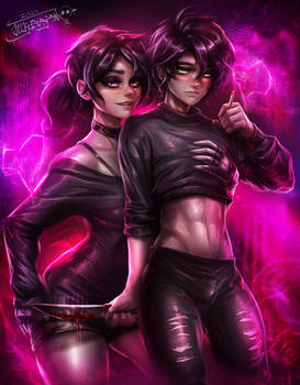 Coffin of Andy and Leyley Fanart