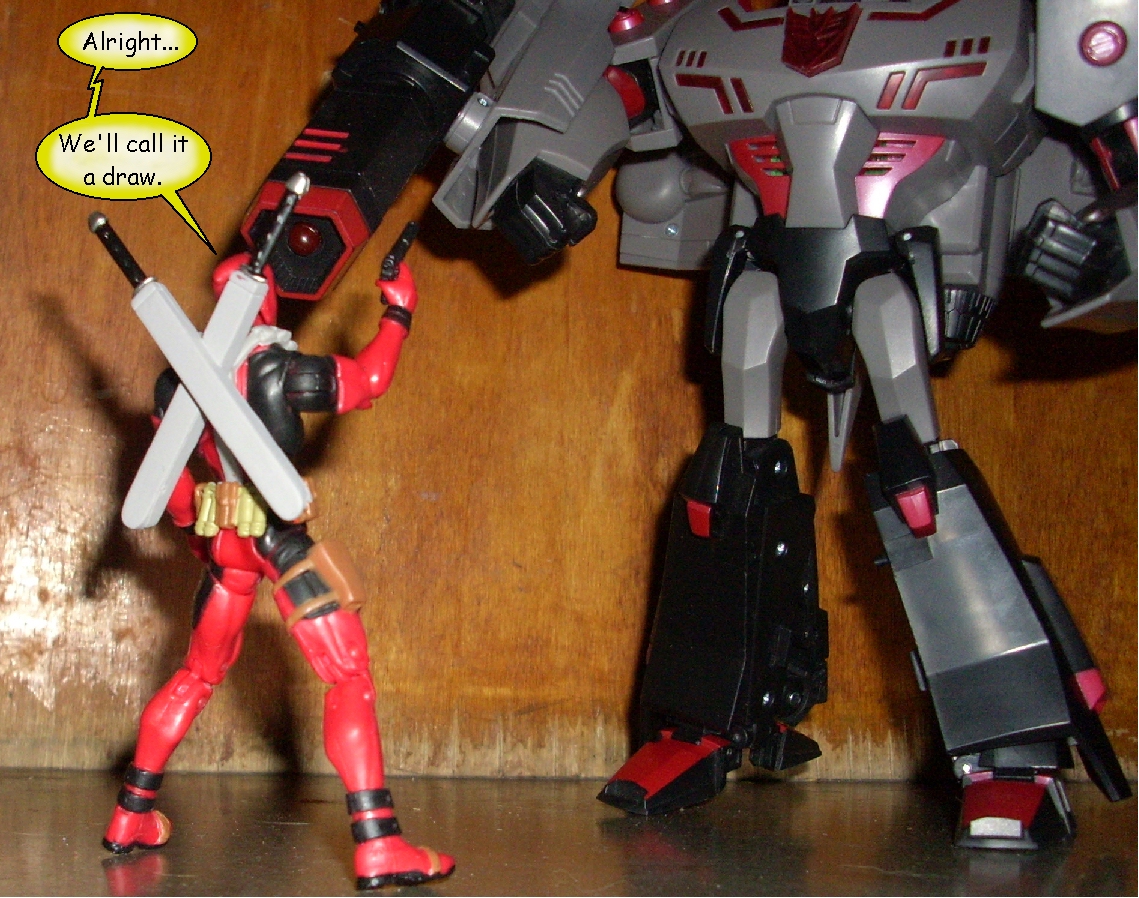 X-over: Deadpool vs Megatron