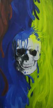 color skull