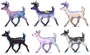 (OPEN) Fantasy Deer Adopts (2/6)