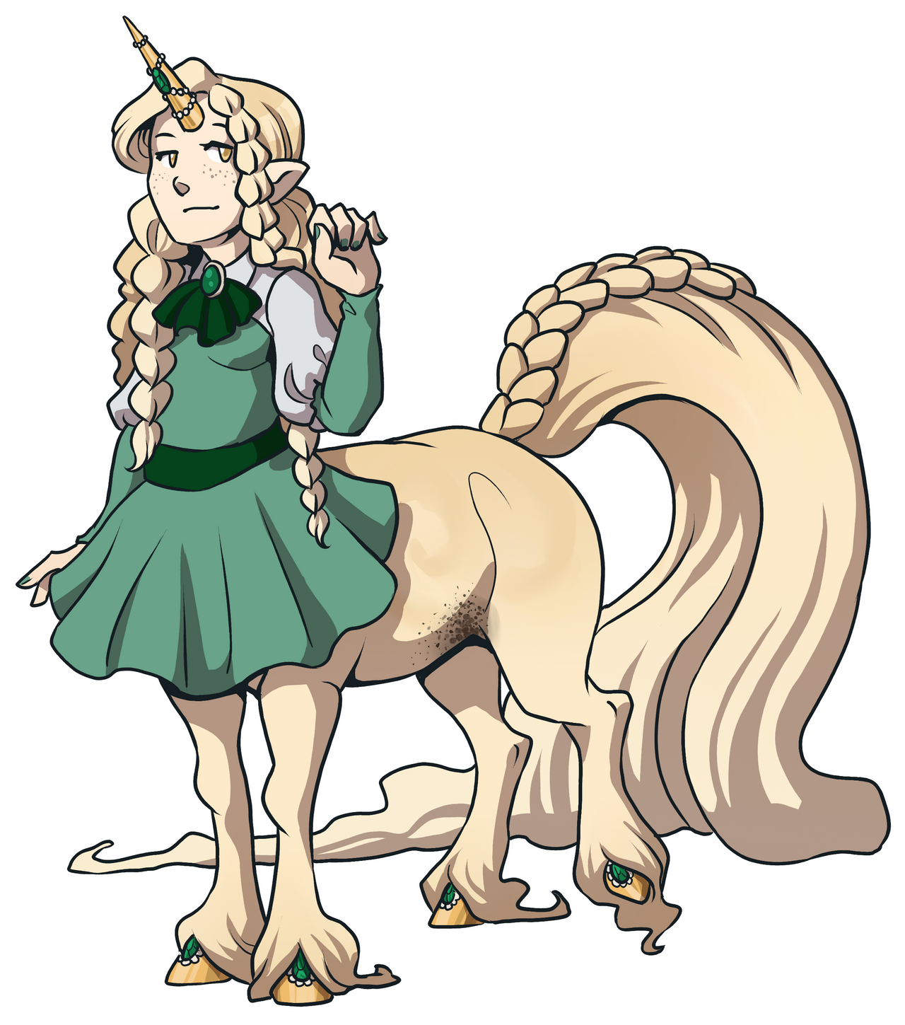 Princess Centar Princess Angeline centaur version by enchantedpencilARPGs on DeviantArt