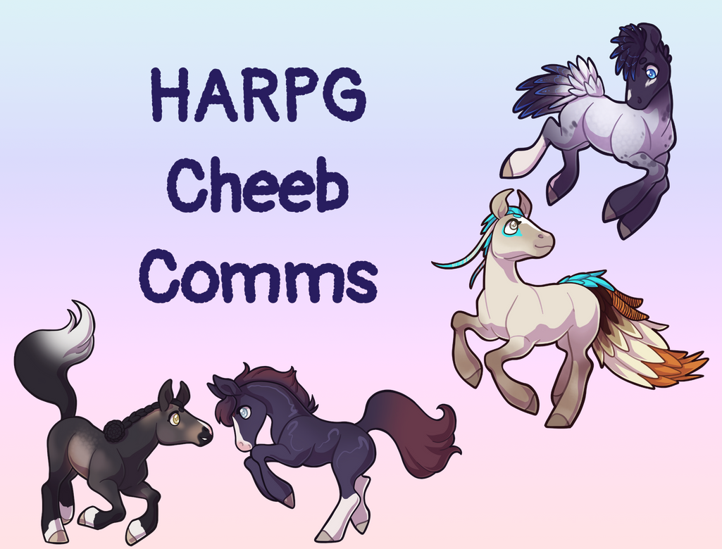 (OPEN) Horse Chibi Commissions