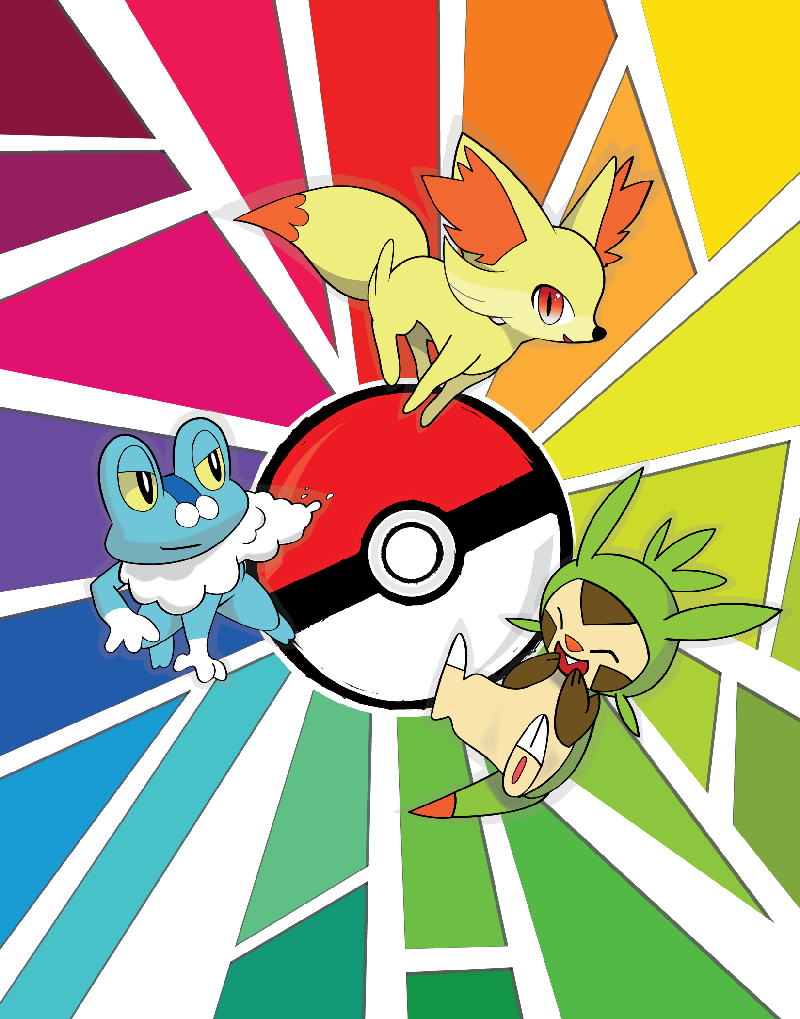 Pokemon Color Wheel by Daidantai on DeviantArt
