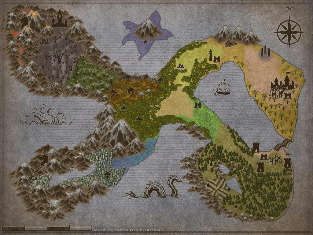 Random Map Examples For Dnd DnD random map 2 by RavenVonBloodimir on DeviantArt