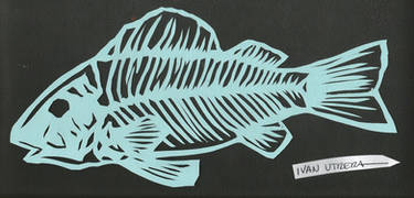 fish paper cut