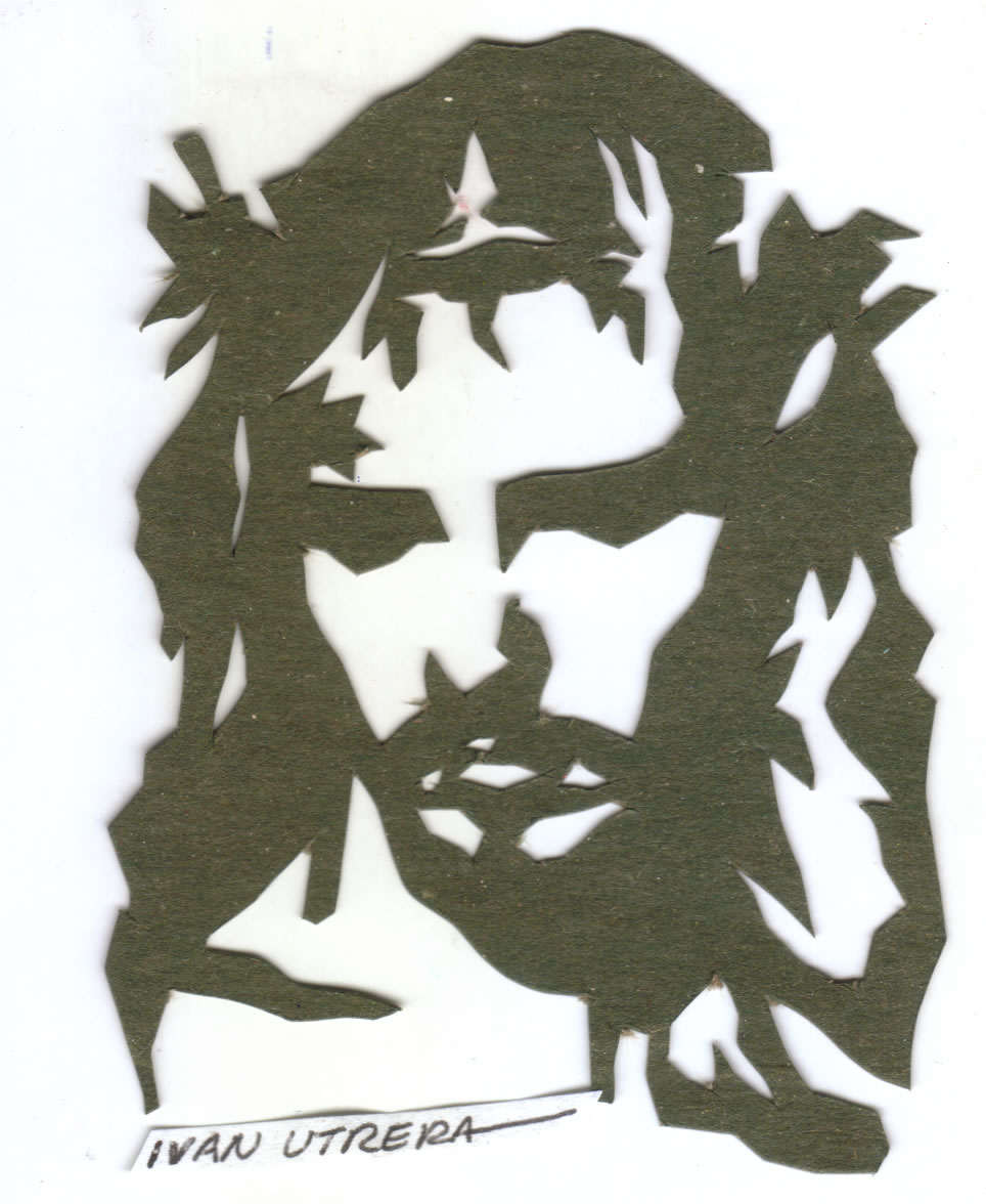 jesus paper cut