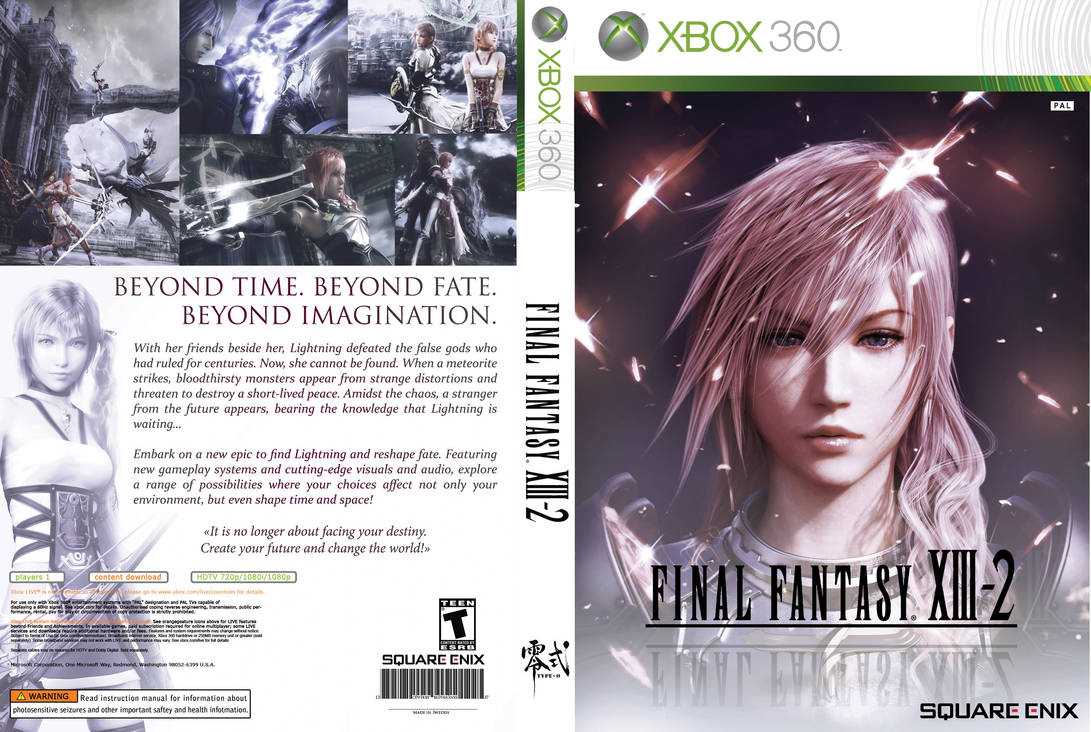 Resultado de imagem para Final Fantasy XIII xbox 360 covers