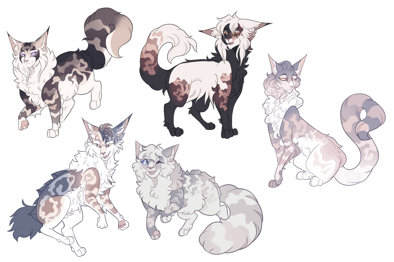 cat adoptables 58 || 2/5 OPEN by nyctophiliadopts on DeviantArt