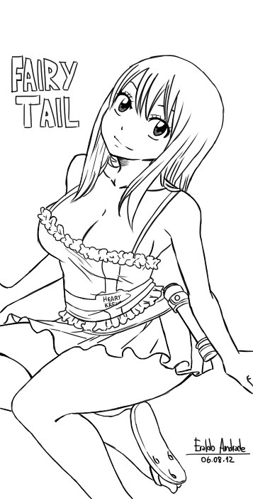 Fairy Tail - Cover 26 Lineart