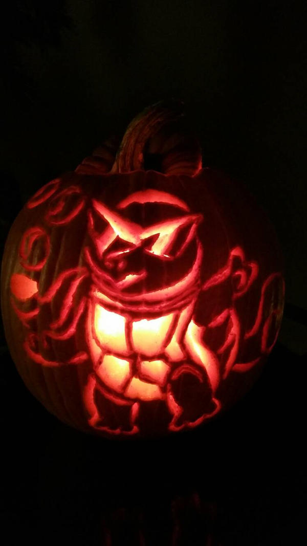 Squirtle Pumpkin by QueenhWitchMelody on DeviantArt