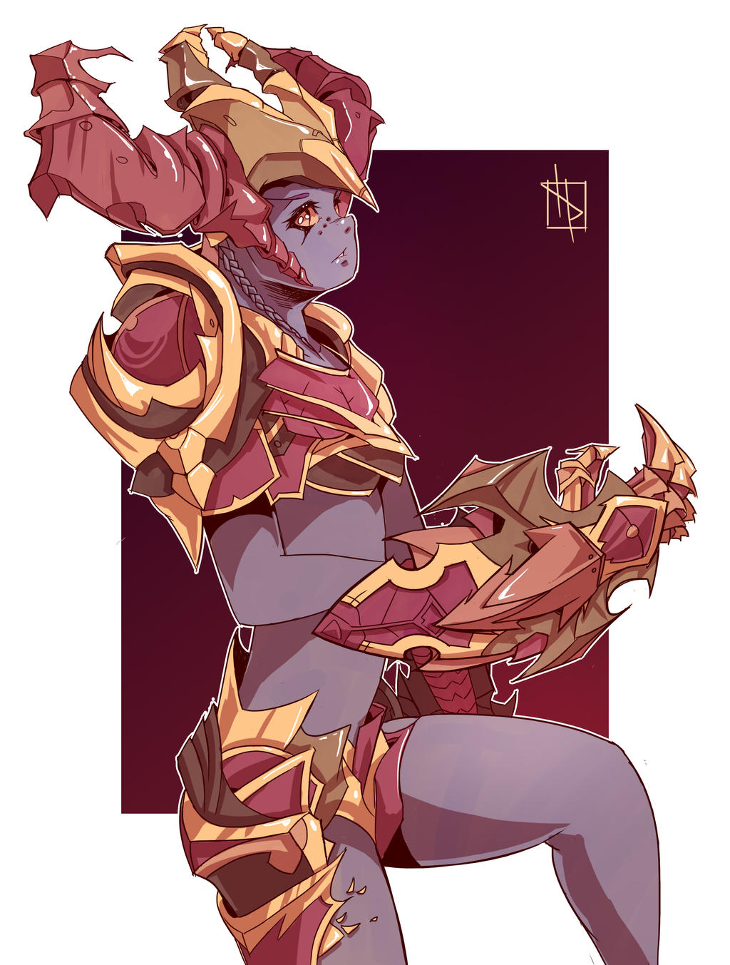 The Red Dragonborn of Shyvana