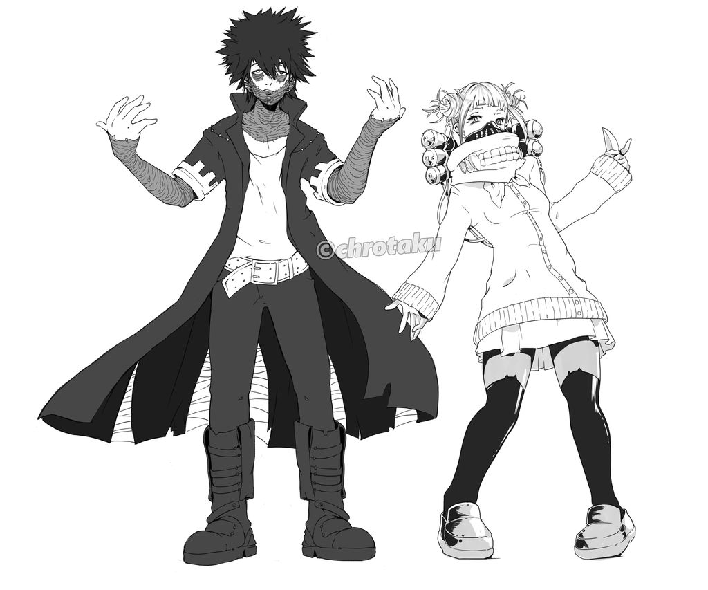 Criminal couples - Dabi and Toga BNHA