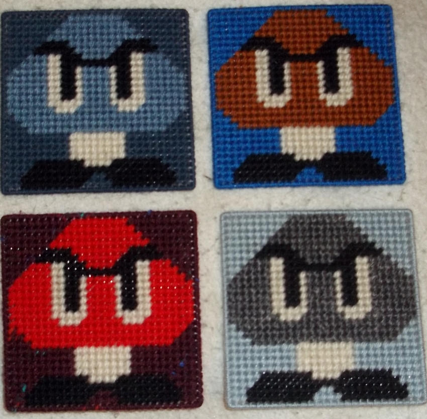 Goomba Coler Code Different Colored Goombas by SilverAnaya on DeviantArt