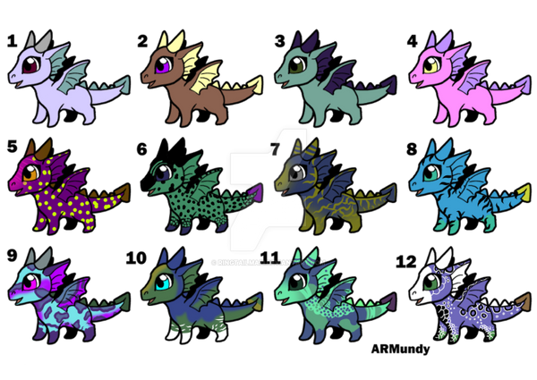 Dragon Adding Dragon Adopts by RingtailMazi on DeviantArt