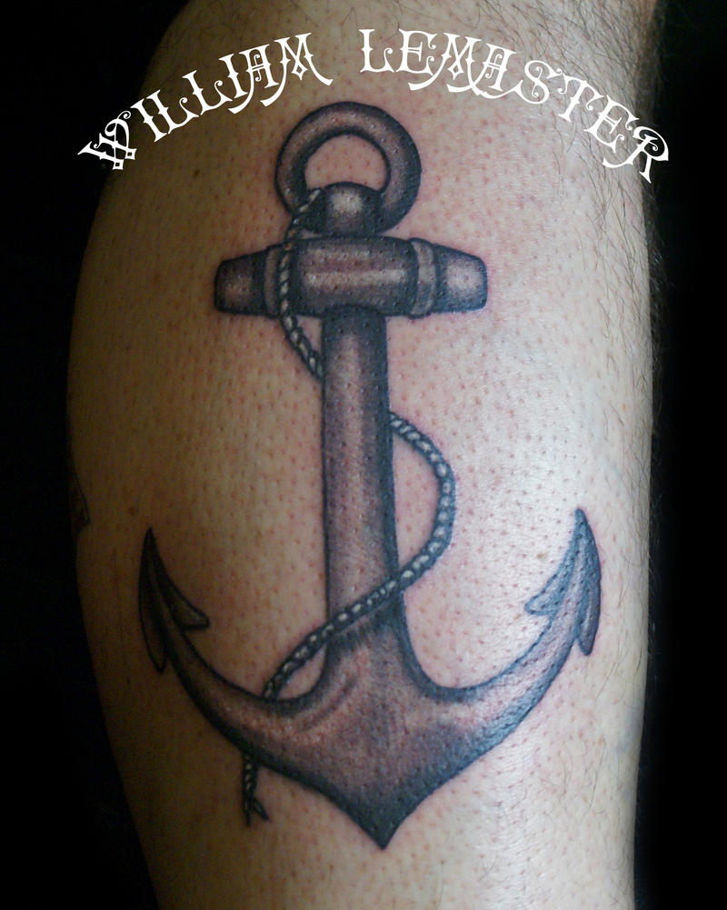 Anchor - Leg Tattoo by lemaster99705 on DeviantArt