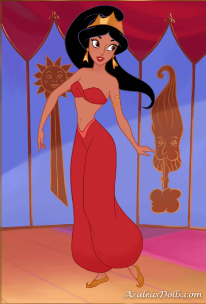Jasmine In Her Red Dress by LydiaGarmadonrules on DeviantArt Jasmine In Her Red Dress by LydiaGarmadonrules on DeviantArt