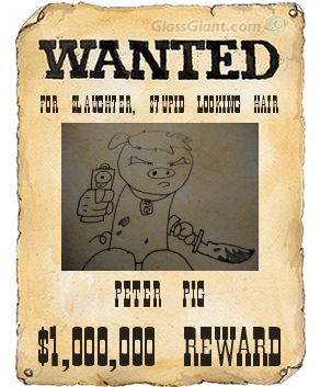 Peter's wanted poster