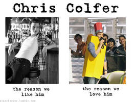 Chris Colfer, the reason