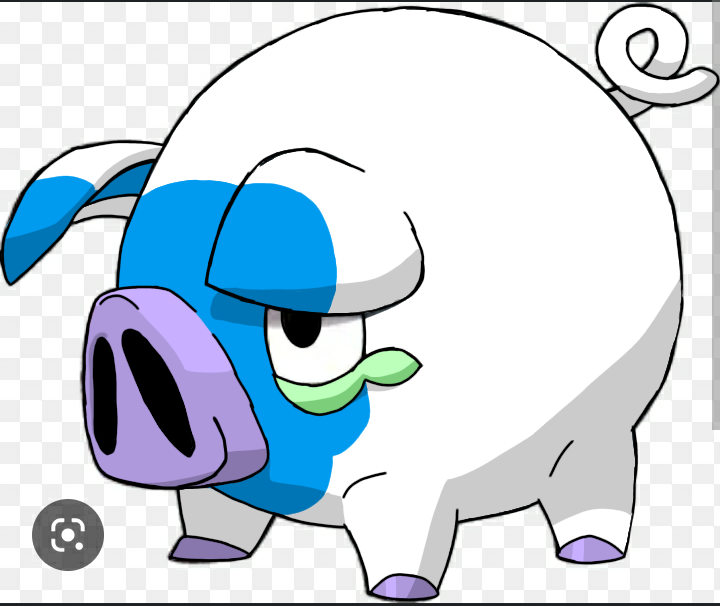 Lechok Pokemon S/V | My Shiny Lechonk by JustAGirlWhoCantDraw on DeviantArt