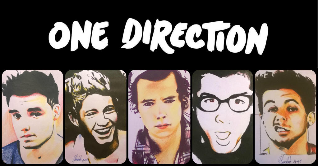 One Direction Portraits. by ceballosm27 on DeviantArt
