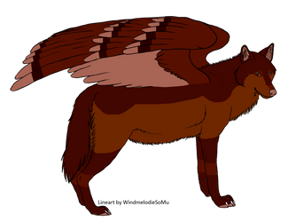 Custom Winged Wolf