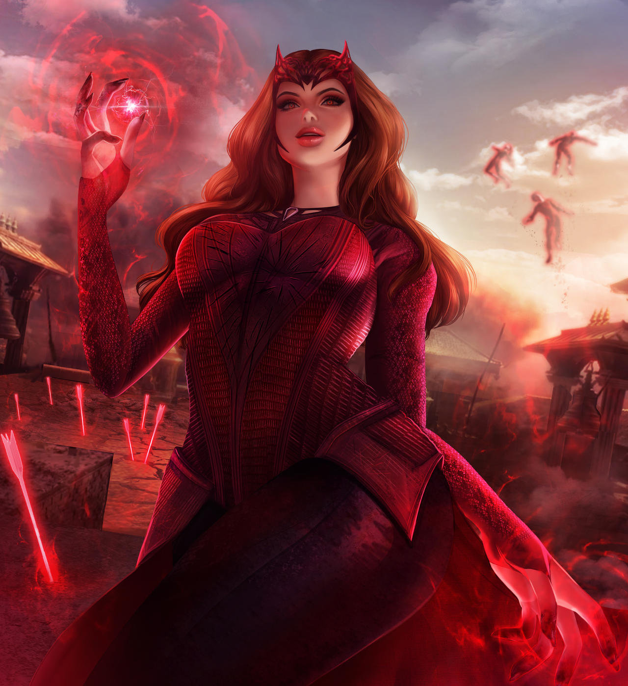 Scarlet Witch By Oddvisuals On Deviantart