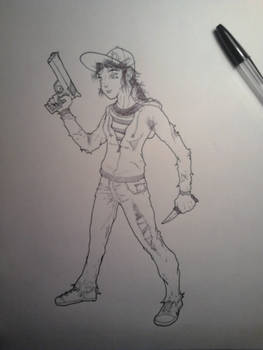 Clementine The Walking Dead Tinta