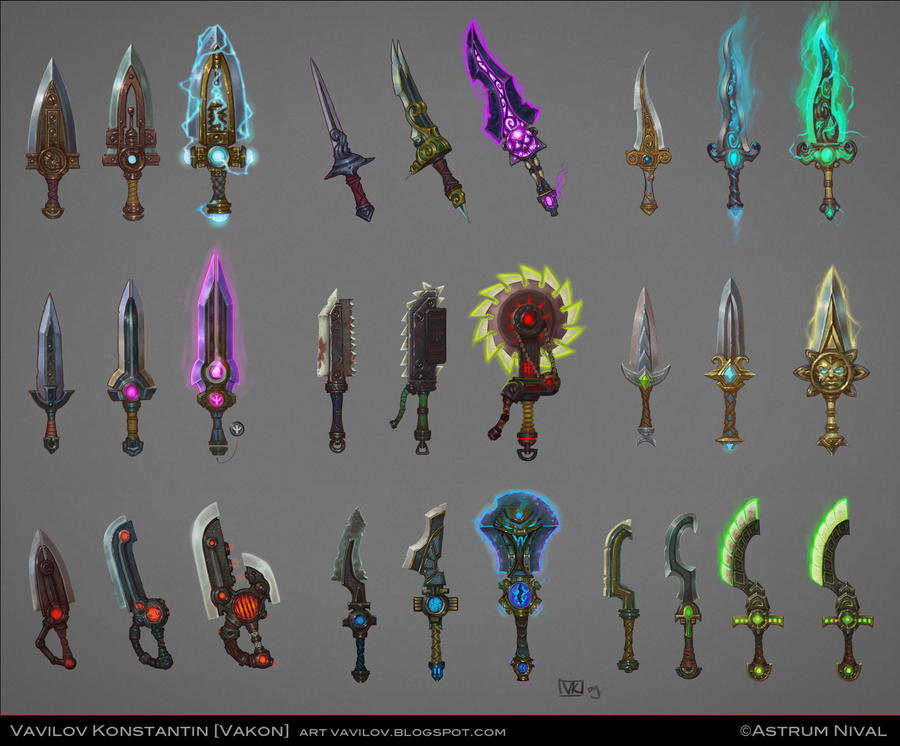 Magic Daggers Concepts