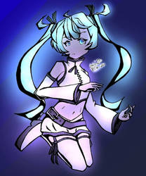 Hatsune Miku pre-quarantine art